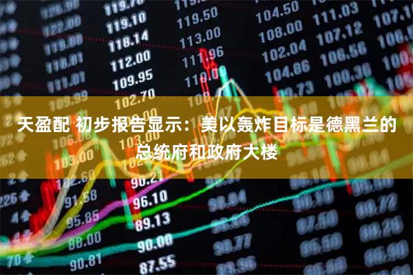 天盈配 初步报告显示：美以轰炸目标是德黑兰的总统府和政府大楼